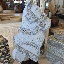 Load image into Gallery viewer, Antique ornamental carved horse bust on stand