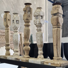 Load image into Gallery viewer, Vintage Charpoi Candle Stand