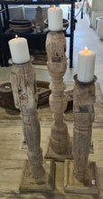 Load image into Gallery viewer, Vintage Charpoi Candle Stand