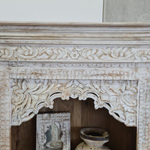 Load image into Gallery viewer, Hand Carved Indian Mehrab Bookcase Display