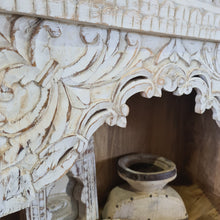 Load image into Gallery viewer, Hand Carved Indian Mehrab Bookcase Display