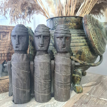 Load image into Gallery viewer, Antique Native Puppet Trio