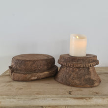 Load image into Gallery viewer, Upcycled 2-Piece Pillar Candle Holder & Raiser - 2P02