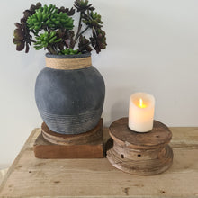 Load image into Gallery viewer, Upcycled 2-Piece Pillar Candle Holder & Raiser - 2P03