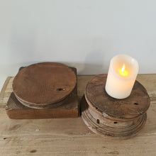 Load image into Gallery viewer, Upcycled 2-Piece Pillar Candle Holder & Raiser - 2P03