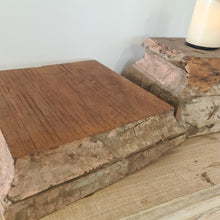 Load image into Gallery viewer, Upcycled 2-Piece Pillar Candle Holder & Raiser - 2P04