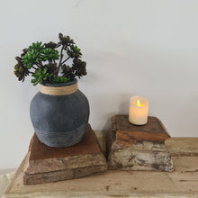 Load image into Gallery viewer, Upcycled 2-Piece Pillar Candle Holder & Raiser - 2P04