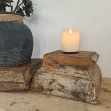 Load image into Gallery viewer, Upcycled 2-Piece Pillar Candle Holder & Raiser - 2P04