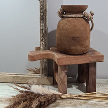 Load image into Gallery viewer, Small Vintage Timber Workers Stool