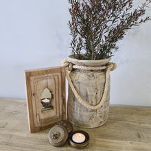 Load image into Gallery viewer, Brass Chapati Pillbox Tealight