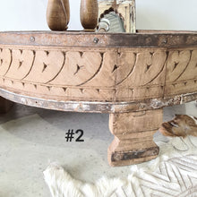 Load image into Gallery viewer, Authentic Vintage Chakki Grinder Tables
