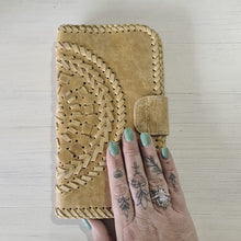 Load image into Gallery viewer, Leather Mandala Boho Wallet