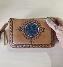 Load image into Gallery viewer, Stevie Leather Boho Mandala Wallet