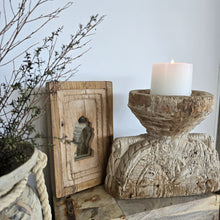 Load image into Gallery viewer, Carved Vintage Indian Seeder Candle Holders (Assorted)