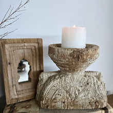 Load image into Gallery viewer, Carved Vintage Indian Seeder Candle Holders (Assorted)
