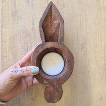 Load image into Gallery viewer, Carved Indian Maxi Tealight Candle Holder