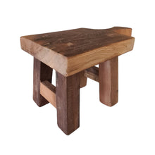 Load image into Gallery viewer, Small Vintage Timber Workers Stool