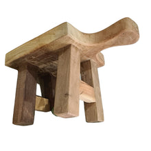 Load image into Gallery viewer, Small Vintage Timber Workers Stool