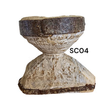 Load image into Gallery viewer, Carved Vintage Indian Seeder Candle Holders (Assorted)