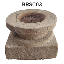 Load image into Gallery viewer, Carved Vintage Indian Bijani Seeder Candle Holders (Assorted)