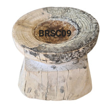 Load image into Gallery viewer, Carved Vintage Indian Bijani Seeder Candle Holders (Assorted)