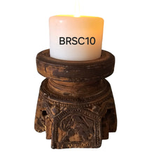 Load image into Gallery viewer, Carved Vintage Indian Bijani Seeder Candle Holders (Assorted)