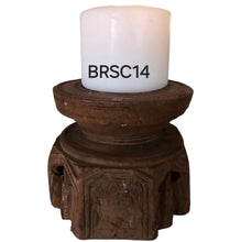 Load image into Gallery viewer, Carved Vintage Indian Bijani Seeder Candle Holders (Assorted)