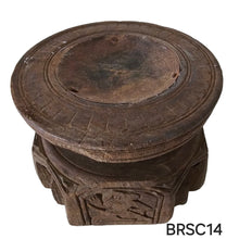 Load image into Gallery viewer, Carved Vintage Indian Bijani Seeder Candle Holders (Assorted)