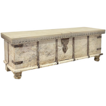 Load image into Gallery viewer, Vintage Indian Trunk - Bleached #01591