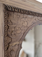 Load image into Gallery viewer, Vintage Indian Jharokha Mirror #18034 - Natural