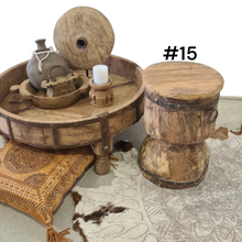 Load image into Gallery viewer, Authentic Vintage Indian Ukhali Grinder Stool