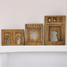 Load image into Gallery viewer, Medium Temple Mirrors - Natural