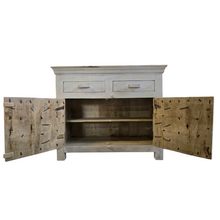 Load image into Gallery viewer, Vintage Old Door Buffet Cabinet With 2 Drawers #55513