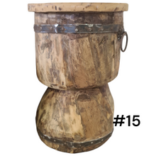 Load image into Gallery viewer, Authentic Vintage Indian Ukhali Grinder Stool