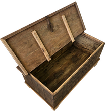 Load image into Gallery viewer, Vintage Indian Pressed Tin Trunk Coffee Table - Natural #30523