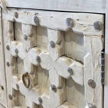 Load image into Gallery viewer, Vintage Old Door Buffet Cabinet With 4 Drawers #54077