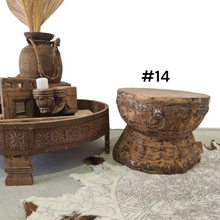 Load image into Gallery viewer, Authentic Vintage Indian Ukhali Grinder Stool