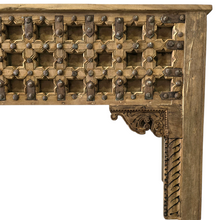 Load image into Gallery viewer, 2 Drawer Old Door Console Table - Natural - #28564