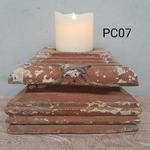 Load image into Gallery viewer, Upcycled Pillar Base Candle Holder - PC07