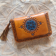 Load image into Gallery viewer, Stevie Leather Boho Mandala Wallet