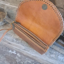 Load image into Gallery viewer, Stevie Leather Hand Tooled Mandala Clutch