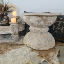 Load image into Gallery viewer, Authentic Extra Large Vintage Indian Ukhali Grinder Table #XL1