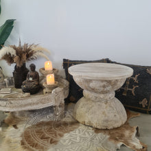 Load image into Gallery viewer, Authentic Extra Large Vintage Indian Ukhali Grinder Table #XL1