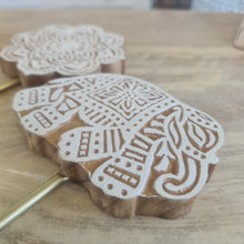 Load image into Gallery viewer, Indian Printing Block Wall Hook