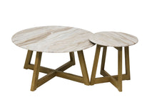 Load image into Gallery viewer, Marble Top Side Table