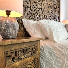 Load image into Gallery viewer, Single Heart Mandala Bedside Lamp Table