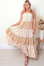 Load image into Gallery viewer, Betty Button Front Slip Maxi Dress