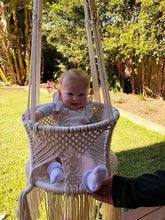 Load image into Gallery viewer, Children's Round Macrame Baby Swing Chairs