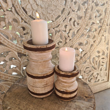 Load image into Gallery viewer, Pair of Vintage Oil Pot Candle Stands
