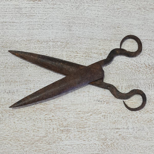 Antique handmade Indian scissors